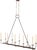 Build your room design around this beautiful ten light chandelier with oval accents. Finished in Antique Platinum this...