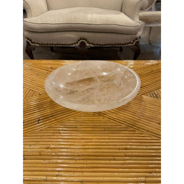 The Rock Crystal Bowl from Brazil is a stunning piece that adds a touch of elegance to any setting. Made from high-quality...