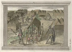 The Impalement of Enemy - Etching by G. Pivati - 1746/1751 1746-1751