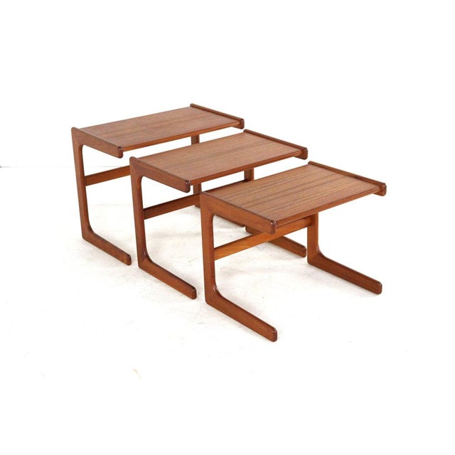 Nesting Tables from Salin Nyborg, Denmark, 1960s, Set of 3 For Sale - Image 16 of 18