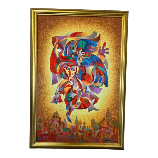 Bluebird by Anatole Krasnyanski Signed Limited Edition Print For Sale