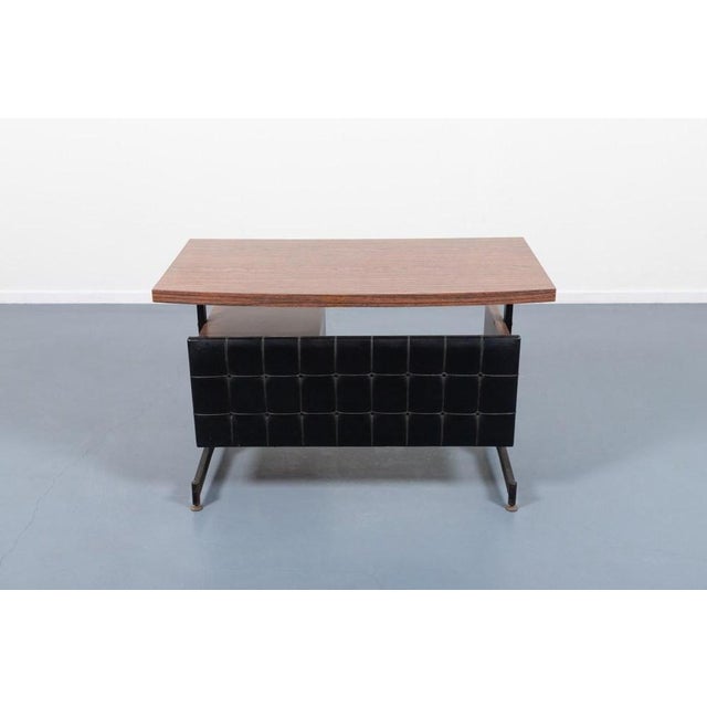 Mid-Century Modern Italian Desk & Chair, 1960s, Set of 2 For Sale - Image 4 of 15