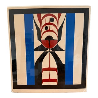Doug Cranmer "Canoe" Limited Edition Silkscreen Print, Signed & Numbered, 1996 | Kwakwaka'wakw First Nations Art For Sale