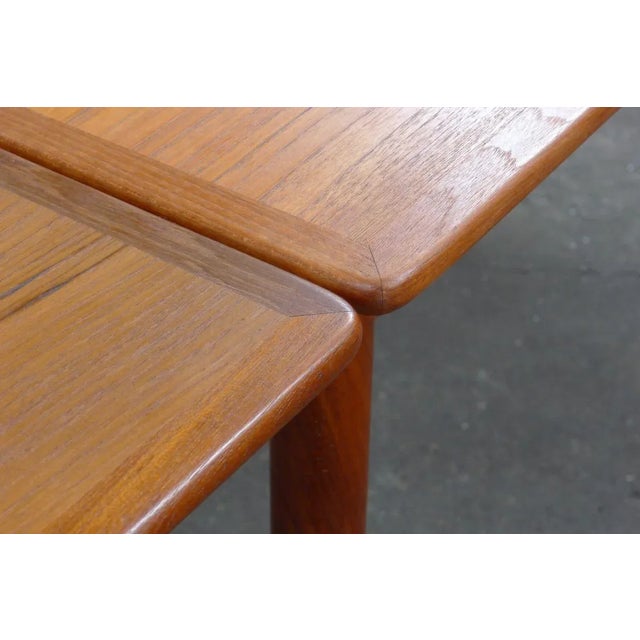 Teak Model 145 Extendable Dining Table by Willy Sigh for Sigh & Søns Møbelfabrik, 1960s For Sale - Image 6 of 15