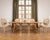 A beautifully crafted set of six Kreiss "Peninsula" oak dining armchairs crafted in a modern Louis XVI style. The iconic...