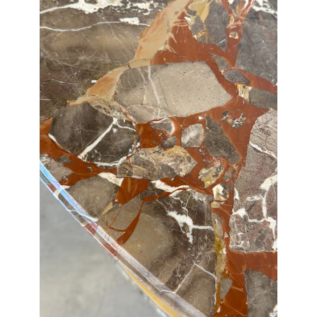 Half-Moon Sideboard in Wood and Marble, 1960s For Sale - Image 14 of 18