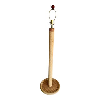 Vintage Mid-Century Modern Pencil Reed Floor Lamp For Sale