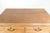 Wood Large Antique English Blonde Oak Chest of Drawers with Gilt Elements, 18th Century For Sale - Image 7 of 14
