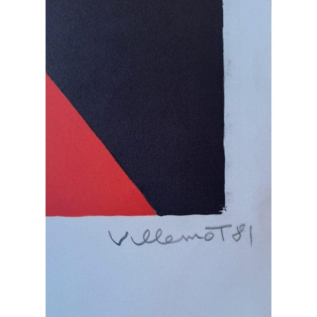 Bernard Villemot, Woman, 1981, Lithograph For Sale - Image 5 of 6