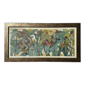 Homage to the Pharoah, Lithograph by J. Demerio (Framed)