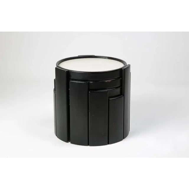 Wood Model 780 Tables from Cassina, 1960s, Set of 4 For Sale - Image 7 of 7