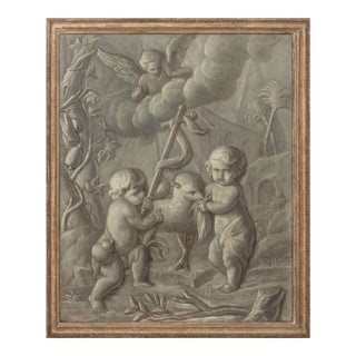 Jacob De Wit Attr. "Agnus Dei en Grisaille" Oil For Sale