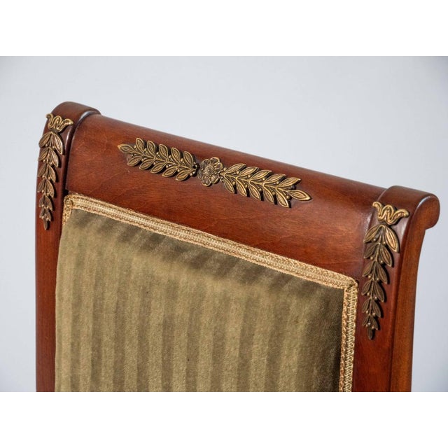 This antique Empire-style game set represents an elegant blend of functionality and artistry. The set comprises a...