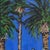 2020s Electric Blue Lacma Lights - Original Los Angeles Landmark Acrylic Painting on Canvas by Kathleen Keifer For Sale - Image 5 of 9