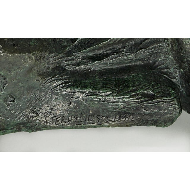 Moshe Sternschuss Abstract Bronze Lovers Sculpture 183/200, Israel For Sale - Image 9 of 9