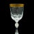 1920s Set of 4 Antique French Glass Wine Glasses For Sale - Image 6 of 13