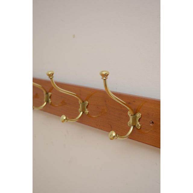 Late 19th Century Victorian Coat Rack with Hooks in Walnut, 1880s For Sale - Image 5 of 11