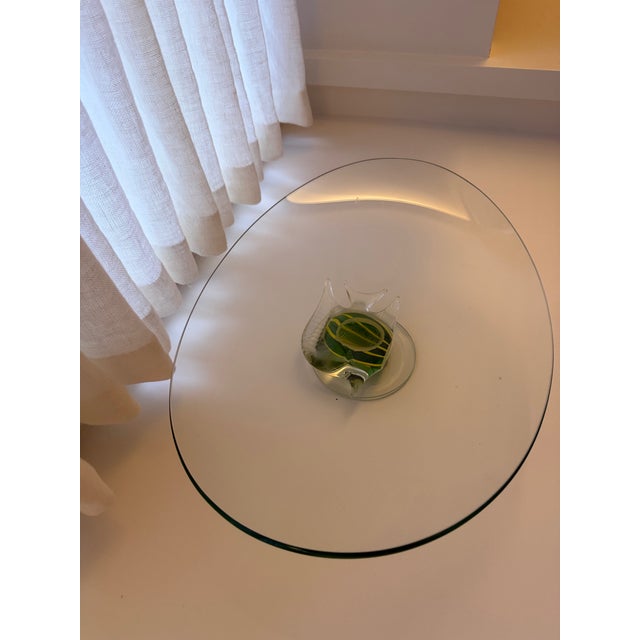 Whimsical and unusual glass shallow serving dish, bar accessory or coffee table display perfect for a beach home or yacht....