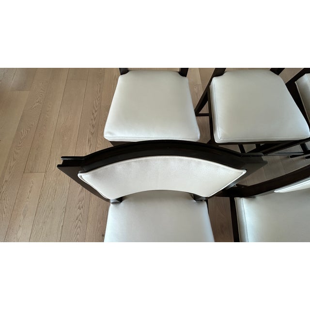 Century Holly Hunt Bar Stools Set of 5 For Sale - Image 6 of 10