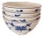 Vintage Great China Zhongdu Jingdez Porcelain Rice Bowls- Set of 4 For Sale
