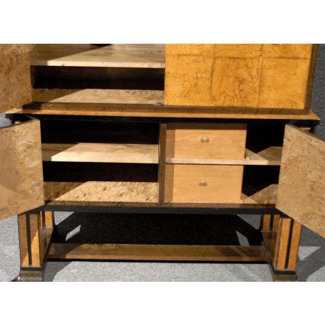 Brown Art Deco Cabinet Attributed to Eliel Saarinen For Sale - Image 8 of 11