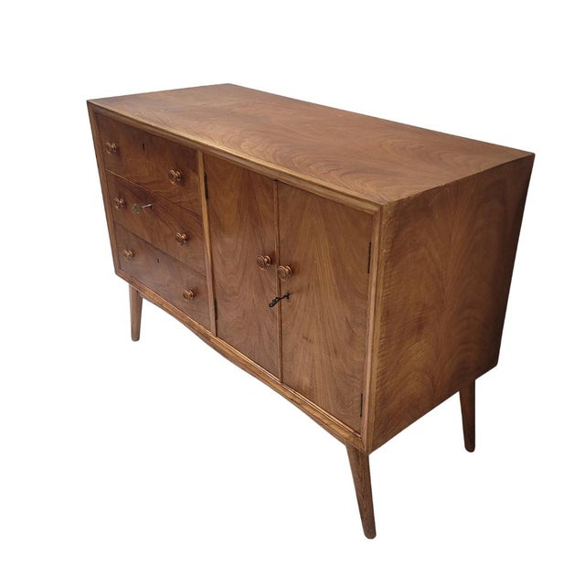 Mid-Century Modern Mid-Century Nordic Chest of Drawers in Beech, Spain, 1950s For Sale - Image 3 of 18