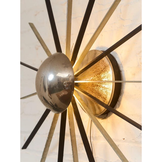 Mid-Century Modern Mid 20th Century Sputnick Architectural Wall Sconces For Sale - Image 3 of 5
