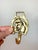 Vintage English Horse Brass Medal Wall Hook For Sale - Image 4 of 7