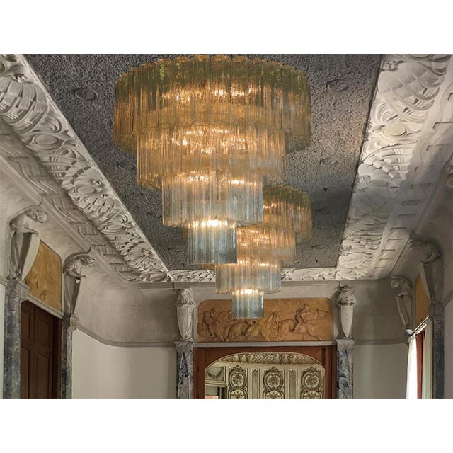 Italian Murano Glass Chandelier, 1980s, Set of 2 For Sale - Image 9 of 16