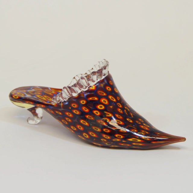 Shaped Murano Glass Shoe from Fratelli Toso, 1960s For Sale - Image 6 of 6