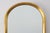 Gold‑toned Arched Wall Mirror from Deknudt, Belgium, 1980s For Sale - Image 4 of 11