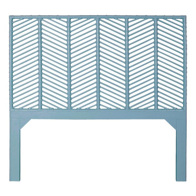Liam Headboard Double - Pool Blue For Sale