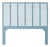 Liam Headboard Double - Pool Blue For Sale