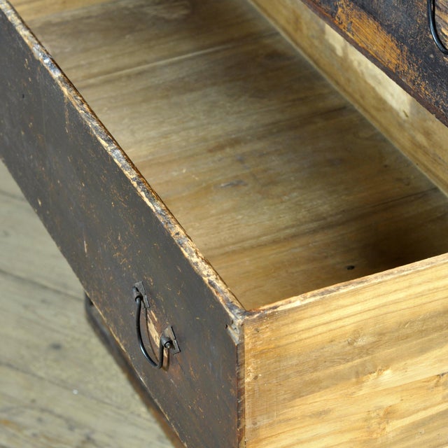 Japanese Tansu Chest of Drawers, 1870s For Sale - Image 6 of 17