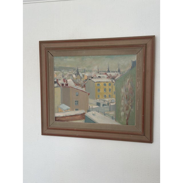 Malte Nyberg Tolf, Gothenburg, 1960s, Oil on Panel For Sale - Image 8 of 12