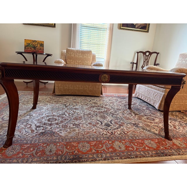 Elegant vintage John Widdicomb furnitue company coffee table purchaed new in the early 1990's and is very good condition....