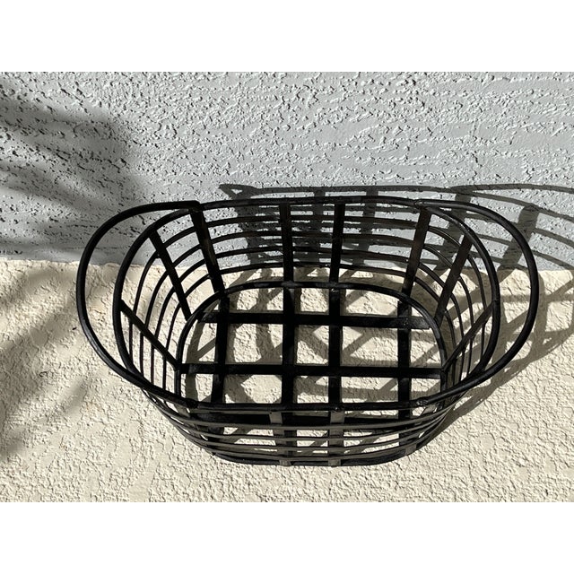 This Dark Brown Wrought Iron Woven Metal Magazine Rack Basket it’s perfect for storing your magazines and books. It’s made...