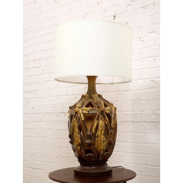 Mid 20th Century Mid Century Modern Brutalist Lamp For Sale In Los Angeles - Image 6 of 11