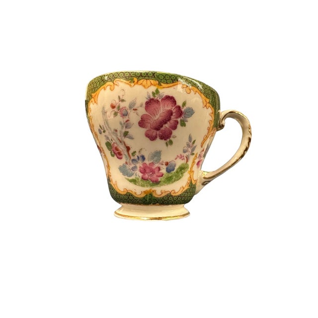 Vintage Royal Grafton Canton Demitasse Cup and Saucer For Sale - Image 10 of 11