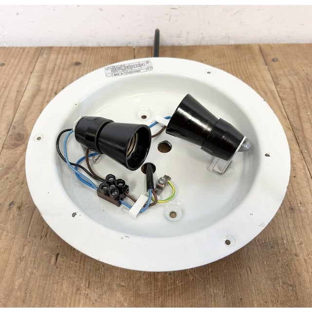 Vintage Emergency Wall or Ceiling Light from Elektrosvit, 1970s For Sale - Image 11 of 16
