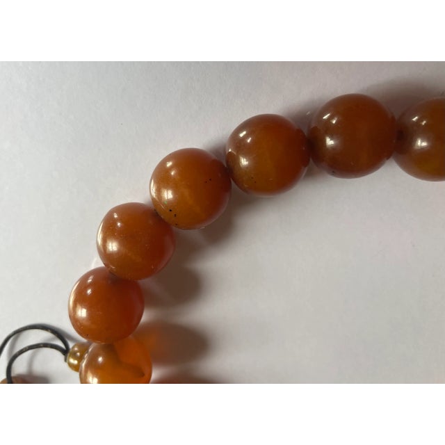 Large Natural Baltic Amber Worry Beads For Sale - Image 10 of 13