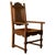 Antique Welsh Carved Oak Eisteddfod Bardic Chair Newmarket Trelawnyd Wales 1901 For Sale - Image 11 of 17