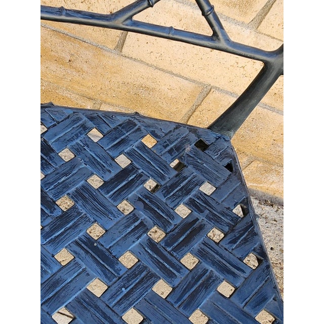 Vintage Calcutta Brown Jordan Style Table & Dining Chair- Set of 7 For Sale - Image 16 of 18