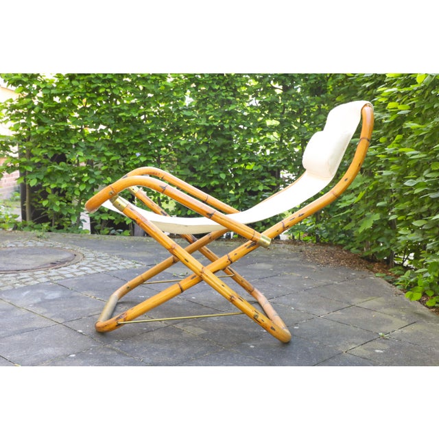 Vintage Bamboo Lounge Chair by Vivai del Sud, 1970s For Sale - Image 6 of 18