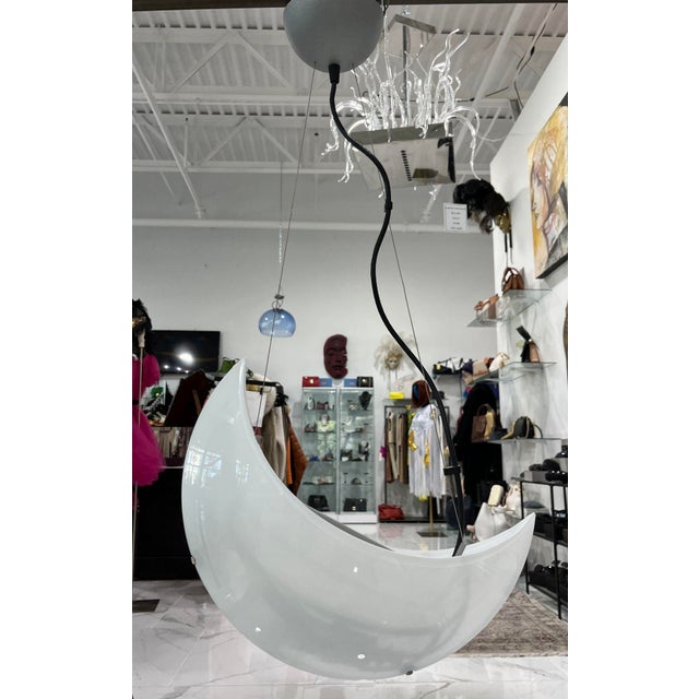 Luna Moon Murano Suspension Light For Sale - Image 4 of 5