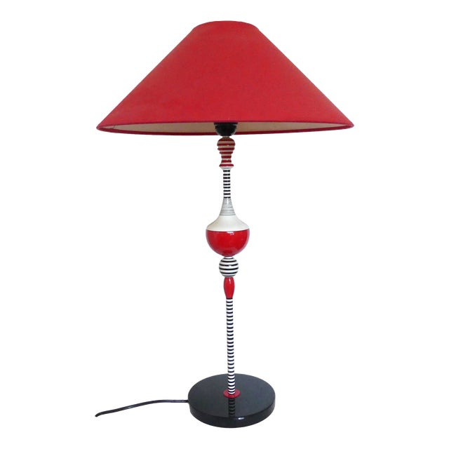 Postmodern Table Lamp from Olivier Villatte, 1980s For Sale
