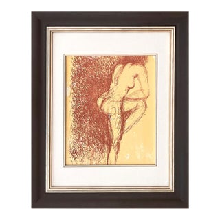 Salvador Dali Gala Original Lithograph 1967 Framed For Sale