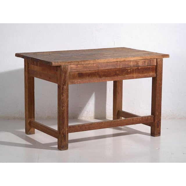 Japanese Worktable in Wood For Sale - Image 9 of 11