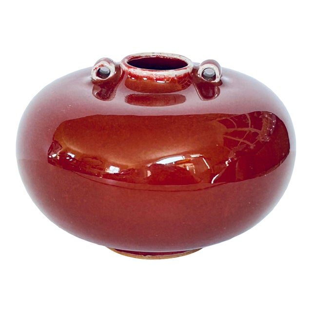 Chinese Red Vessel For Sale