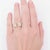 Mid-century French avant-garde jewelry design, this rare and highly collectible vintage ring was crafted by the jeweler...